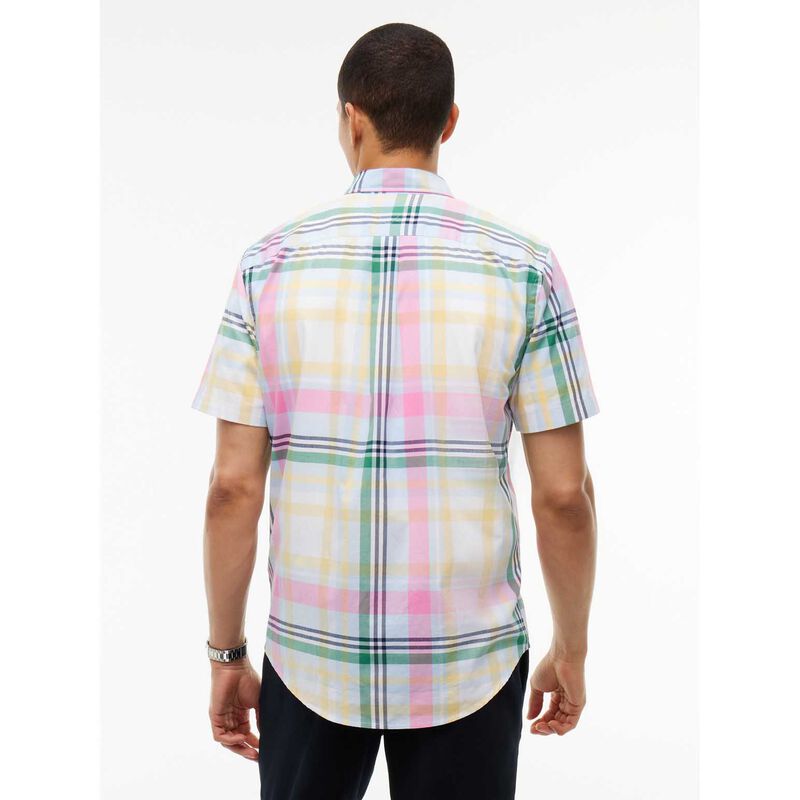 Tommy Hilfiger Regular Fit Plaid Poplin Short Sleeve Shirt image number 1
